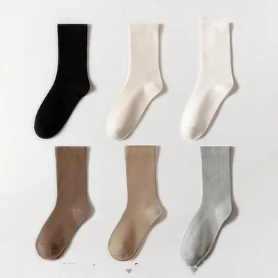 White Stocking Pile Women's Autumn And Winter