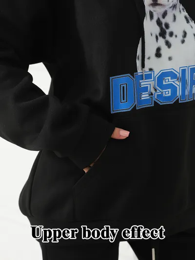 Women's Fashionable Casual Printed Long Sleeved Sweatshirt