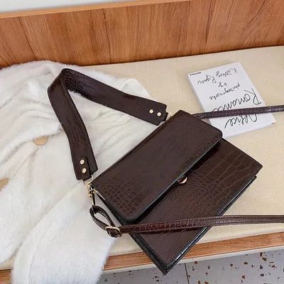 نساء حقيبة البريد ذات النطاق العريض الأنيق الغربي