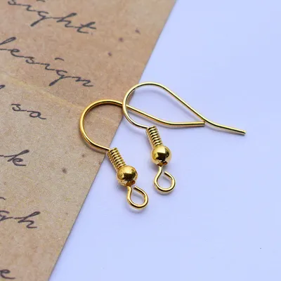 DIY Earrings Accessories Anti-allergic Copper Plated Ear Hooks