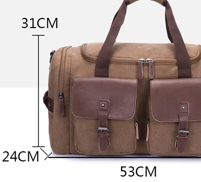 Canvas travel bag