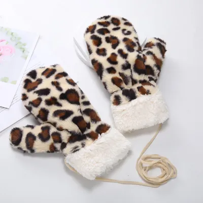 Alpaca Fleecefiber Thermal Gloves Women's Fleece-lined Halter Gloves