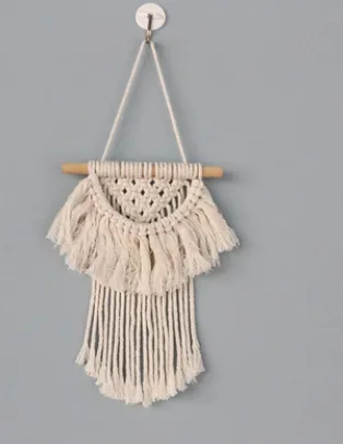 Hand-woven Lace Wall Hanging Woven Rainbow Tapestry Bohemian Crafts Jewelry Beautiful