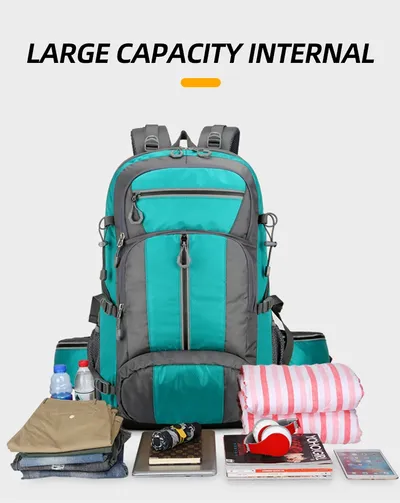 50L Fishing Backpack Large Capacity Camping Bags Outdoor Sport Hiking Trekking Climbing Travel