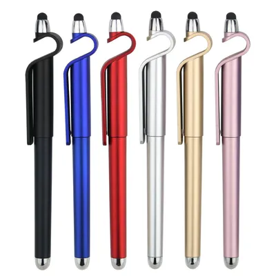 Multifunctional Mobile Phone Holder Pen Touch Screen Pen