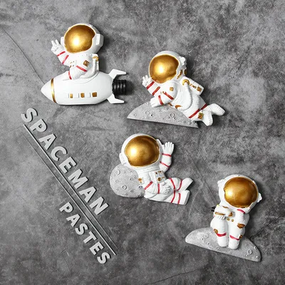 Astronaut Spaceman Creative Resin 3D Stereo  Sticker