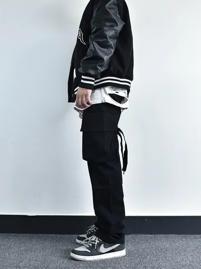 Casual Trousers Vibe Straight Loose Autumn And Winter Ins Wind Overalls Men's