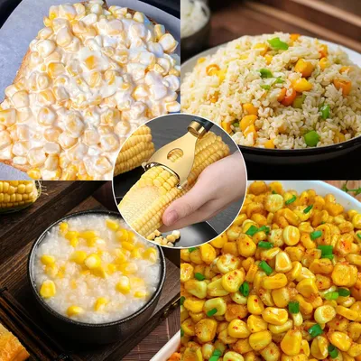 2 Pack Corn Peeler-Stainless Steel Corn Cob Stripper Tool,Labor-Saving And Fast Peeling Tool, Efficient 2026 New Kitchen Gadget
