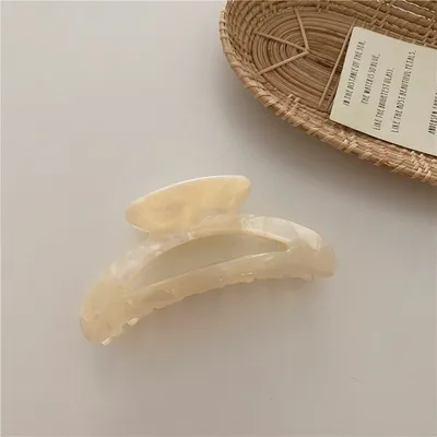 Retro Color Plate Bathing Hair Clip Behind The Head Of The Moon