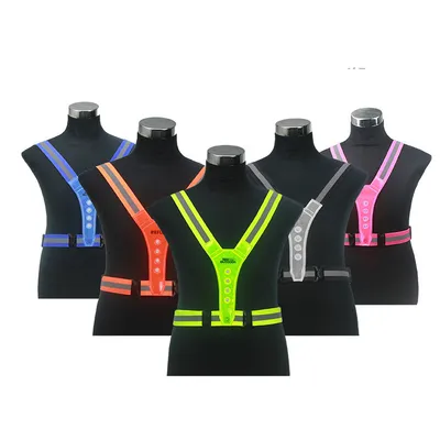 Luminous Reflective Vest LED Elastic Sports Reflective
