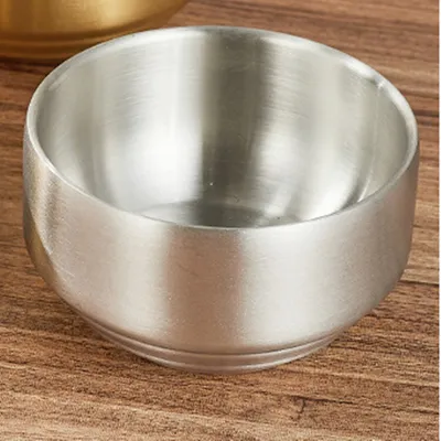 Stainless Steel Bowl Golden Tape Tureen Children's Bowl Household