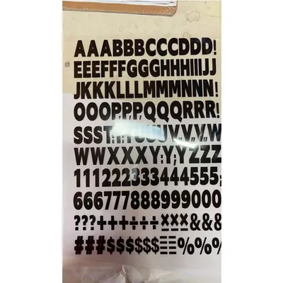 1680pcs Iron On Heat Transfer Letters And Numbers Alphabets Fabric Vinyl Letter DIY For Sport Jerseys T Shirts Clothes Slogan Printing Crafts Decoration