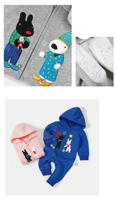 Baby Cartoon Long Sleeve Cute Romper Jumpsuit