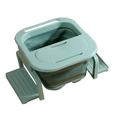 Home Portable Folding Foot Soaking Bucket With Massage