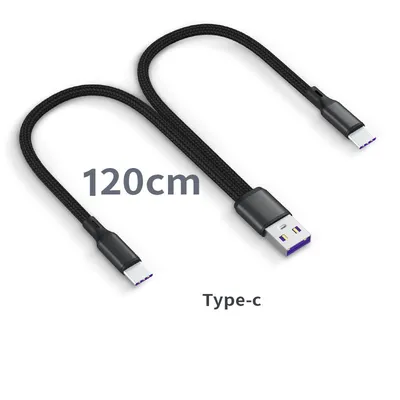 Two In One Data Cable One In Two Charging Cable Fast Charging 5A Cable