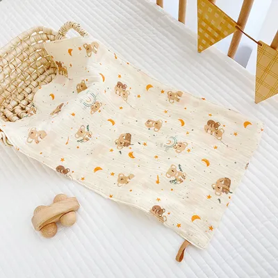 Baby Face Cotton Gauze Saliva Towel