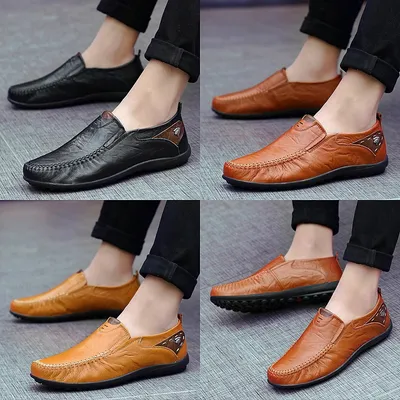 Soft Sole Casual Men's Shoes With Foot Leather Shoes