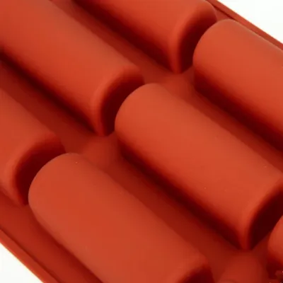 9 round semi-cylindrical long strip silicone cake mould