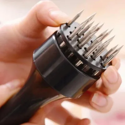 Stainless Steel Meat Tenderizer 21-pin Beef Pork Kitchen Cooking Needle Tool