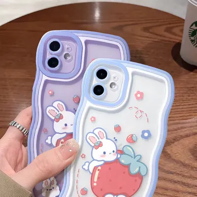 New Strawberry Rabbit Protector Mobile Phone Shell