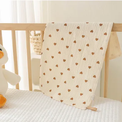 Baby Face Cotton Gauze Saliva Towel
