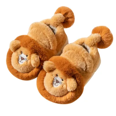 Children's Indoor Cotton Slippers Bag Heel Cotton Shoes