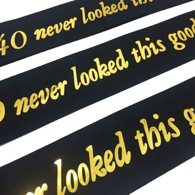 Birthday digital party etiquette belt
