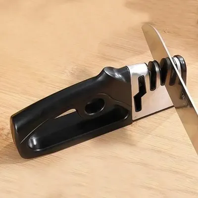 4 In1 Knife Sharpener Kitchen Grinder Diamond Knives For Sharp Scissors Tool UK