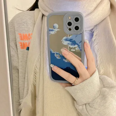Dream Mirror Cloud Silicone Phone Case