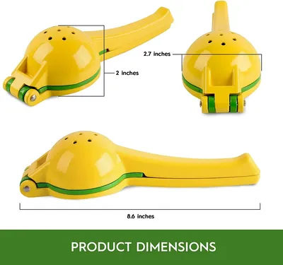 Heavy-Duty Metal Lemon Squeezer & Lime Juicer Manual Citrus Hand Press Fruit Extractor Kitchen