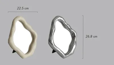 Nordic Simple Home Desktop Decorative Makeup Mirror