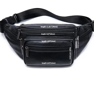 Sheepskin Outdoor Portable Chest Waist Bag