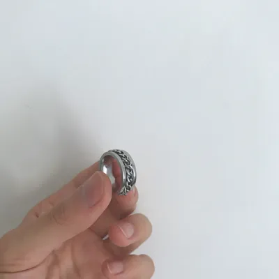 Men's Titanium Steel Index Finger Ring Men's Single