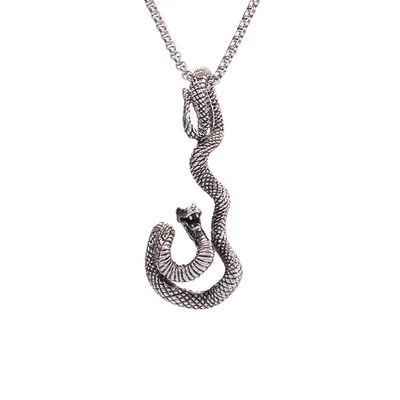 Men's And Women's Fashion Hip-hop Snake Necklace