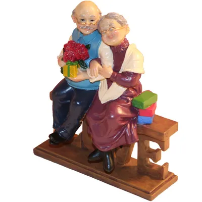Resin Craft Parents And Elders Birthday Cake Ornament