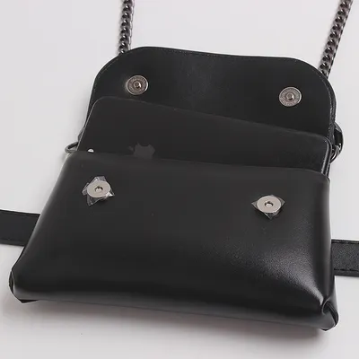 Simple Small  Belt Waist Mobile Phone Bag