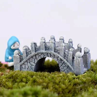 Micro Landscape Ornaments Resin Bridge Craft Ornaments