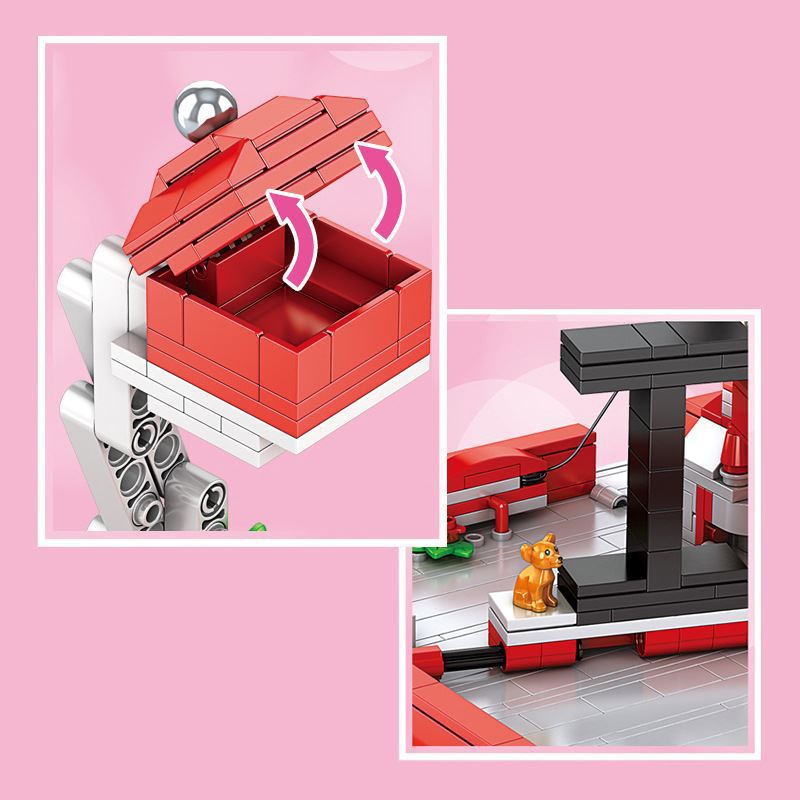 Ask for wedding gifts to assemble small particle blocks