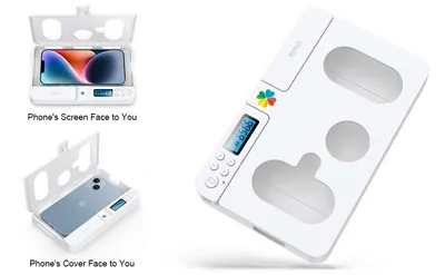 Portable Phone Lock Box With Timer For IPhone And Android Phones, Self-Control Timed Phone Jail Locker To Help Kids,Students, Adults Focus Back, Unplug From Phones Boost Your Mental Wellness