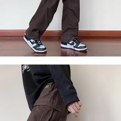 Men's Multi Pocket Straight Casual Trousers