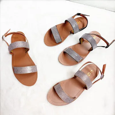 Diamond back bag slippers fashion sandals