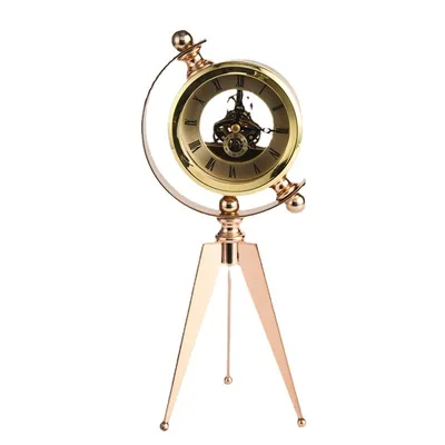 Desktop Pendulum Clock European Craft Clock Ornament