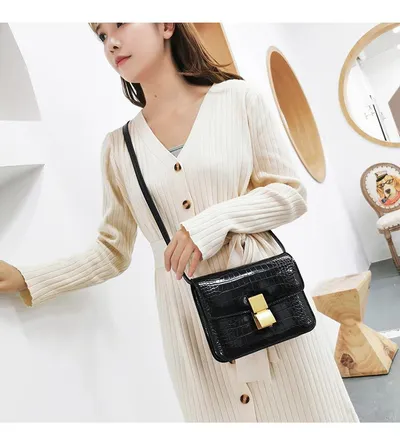 New women's bag retro fashion tofu bag