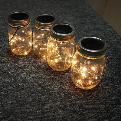 Solar bottle hanging light