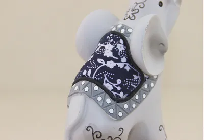 Craft Gift Family Of Three Elephant Decoration