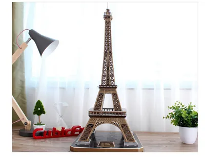 Three-dimensional Puzzle Paris Eiffel Tower