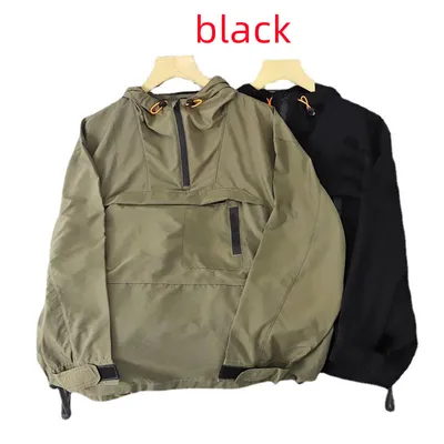 New Men's Fashionable Woven Single-layer Jacket