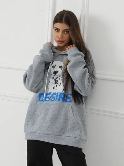 Women's Fashionable Casual Printed Long Sleeved Sweatshirt