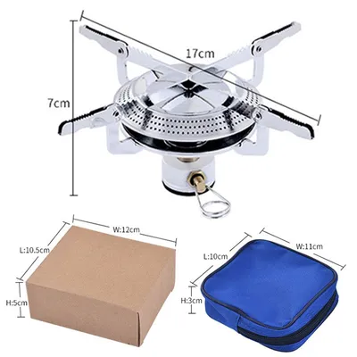Portable Gas Burner Fishing Outdoor Cooking Camping Picnic Cook Stove Tool W