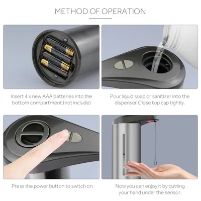 Stainless Steel Intelligent Automatic Sensor Soap Dispenser